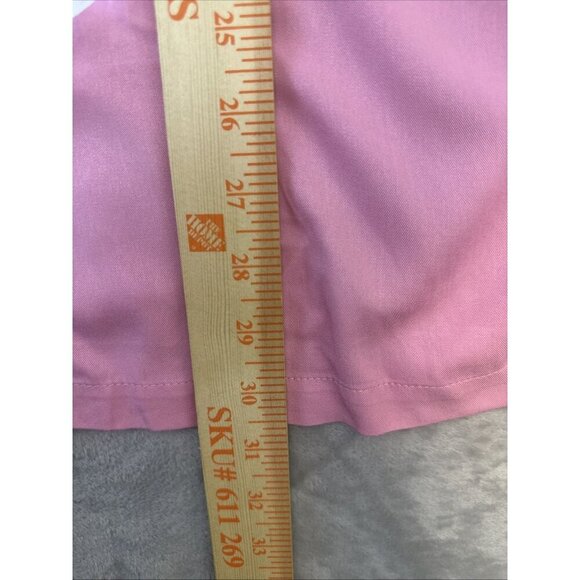 Disney Her Universe Mulan Shirt XL Pink Floral Sword Graphic Button Up NWT - Picture 3 of 8